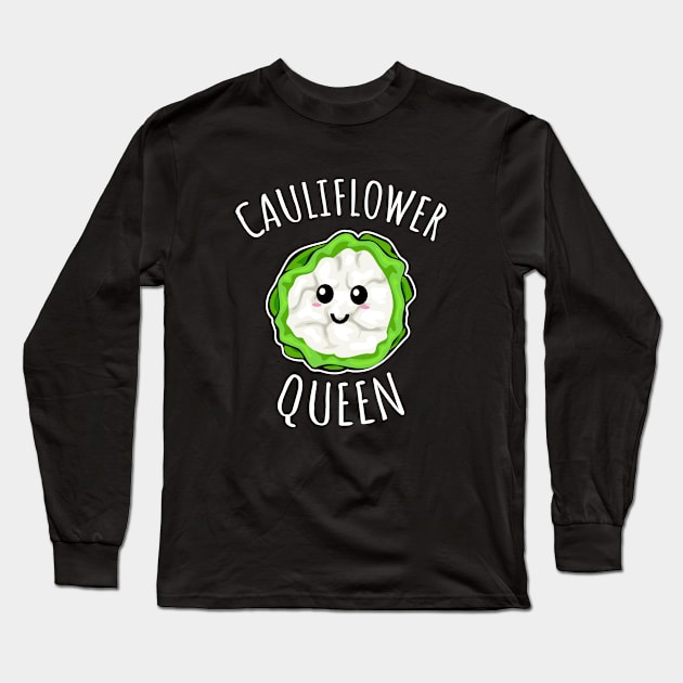 Cauliflower Queen Long Sleeve T-Shirt by LunaMay